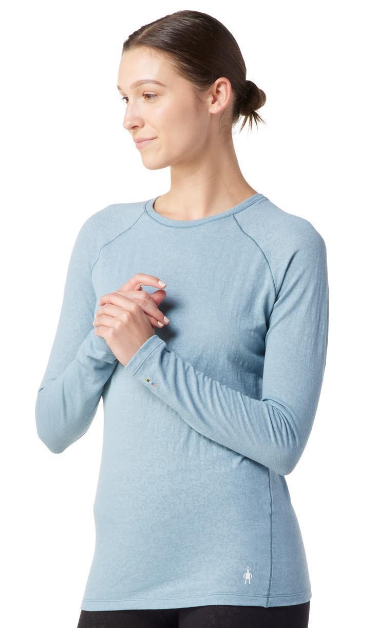 Classic All-Season (150) Merino Lace Base Layer LS - Womens - Storm Blue 2