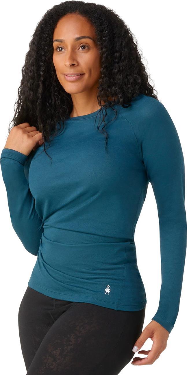 Classic All-Season (150) Merino Lace Base Layer LS - Womens - Twilight Blue 2