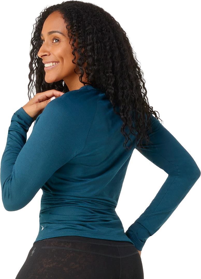 Classic All-Season (150) Merino Lace Base Layer LS - Womens - Twilight Blue 3