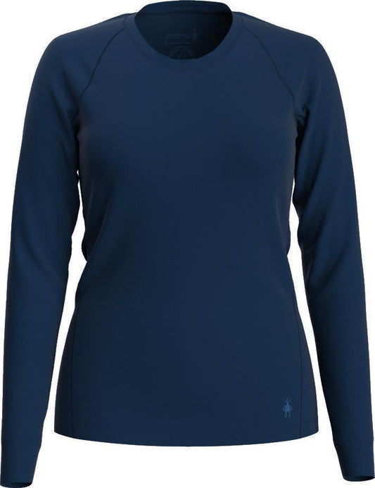 Classic All-Season (150) Plant-Based Dye Merino Base Layer LS - Womens - indigo blue 1