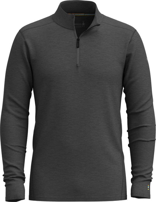 Classic All-Season Merino 155 Base Layer 1/4 Zip - Mens - Iron Heather 1