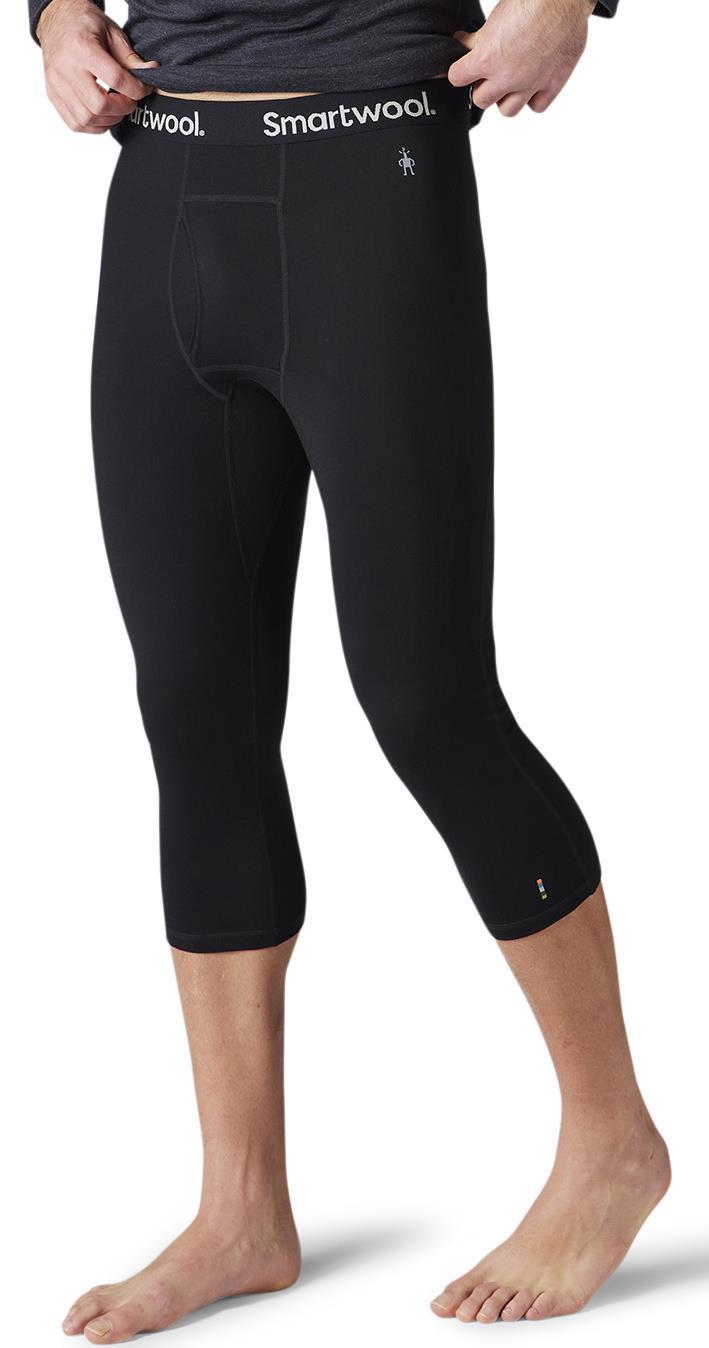 Classic All-Season Merino 155 Base Layer 3/4 Bottoms - Mens - Black 2