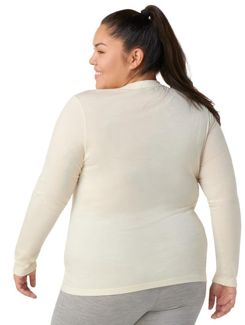 Classic All-Season Merino 155 Base Layer Crew Plus - Womens - Natural 3