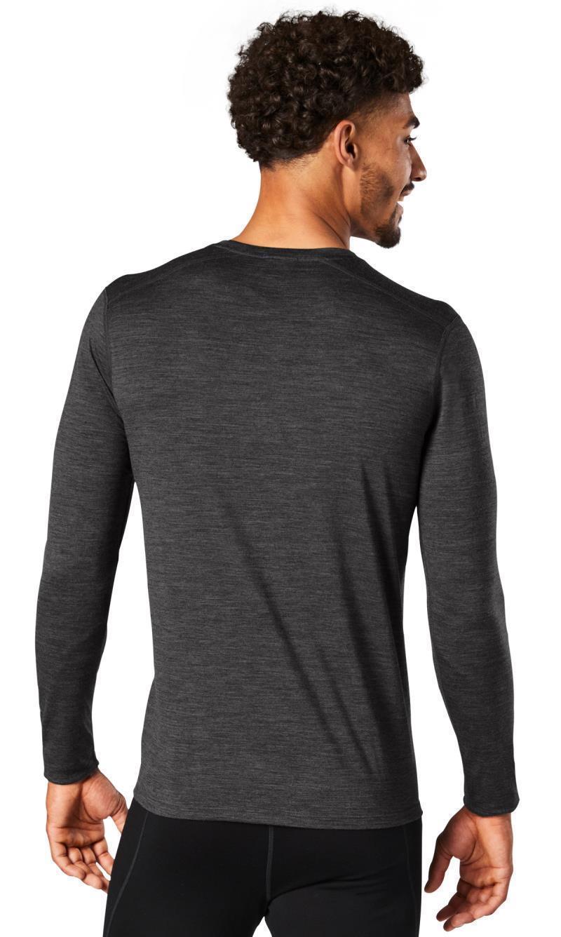 Classic All-Season Merino 155 Base Layer Crew - Mens - Iron Heather 3