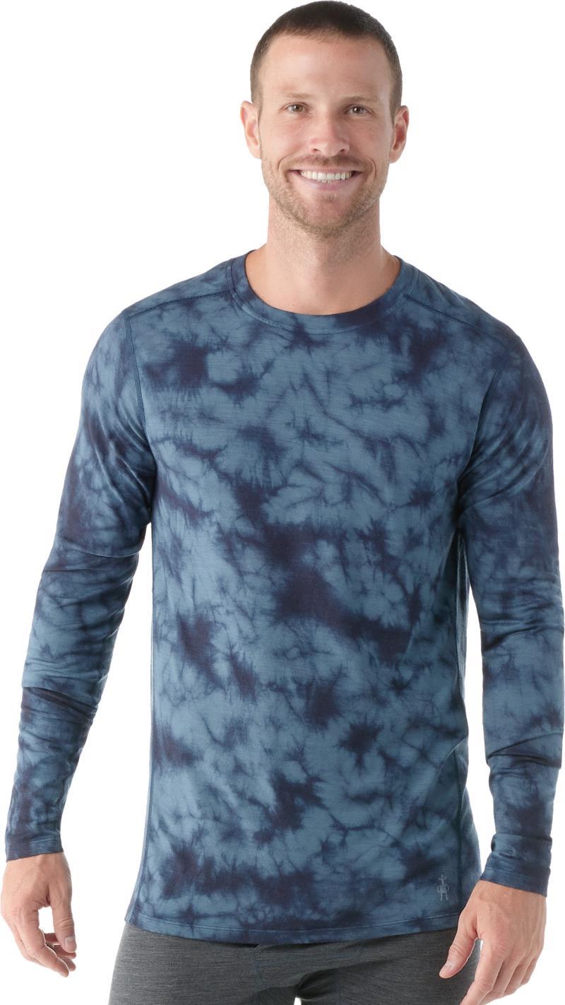 Classic All-Season Merino 155 Base Layer Crew - Mens - Pewter Blue Wash 1