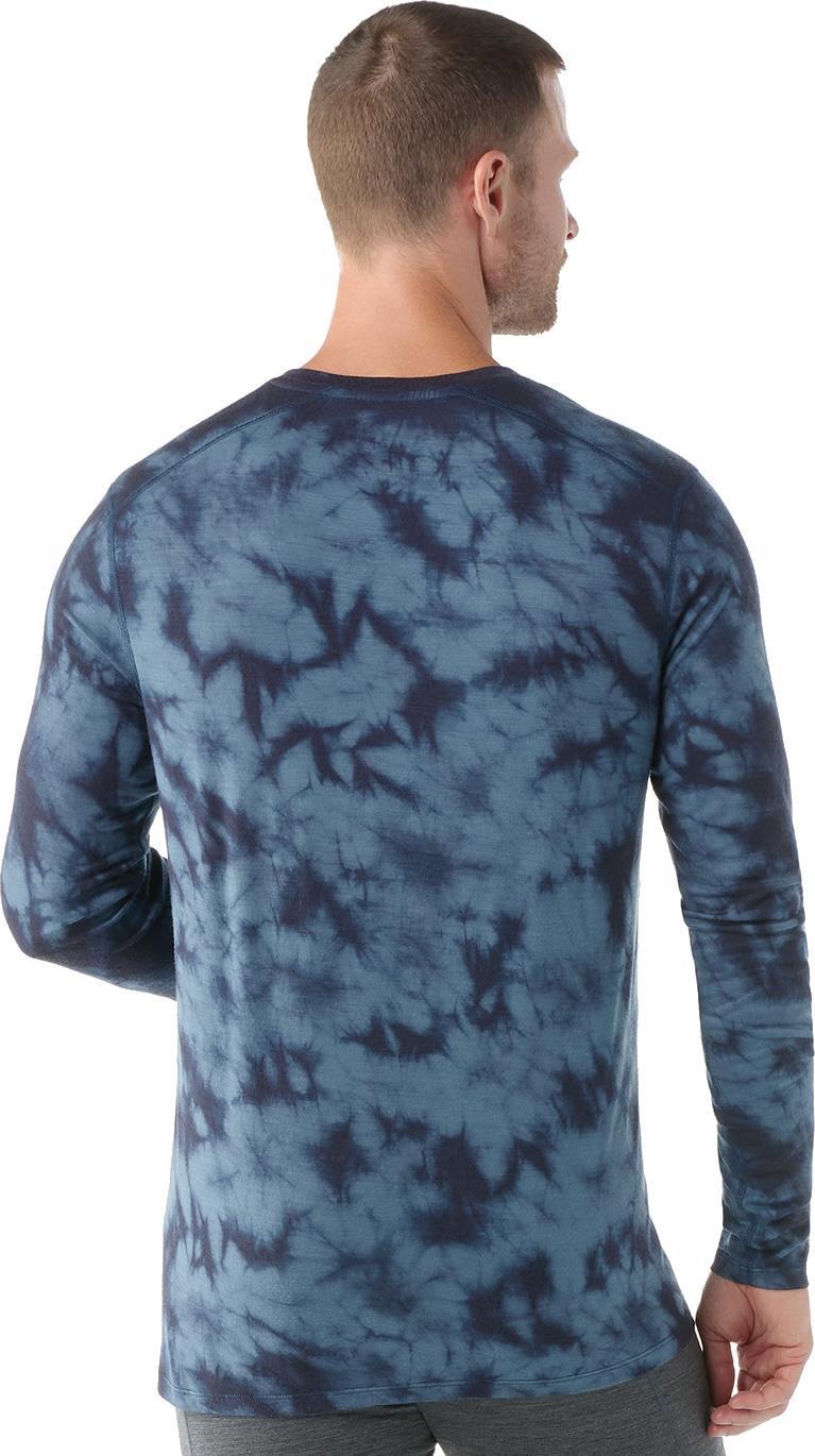 Classic All-Season Merino 155 Base Layer Crew - Mens - Pewter Blue Wash 2