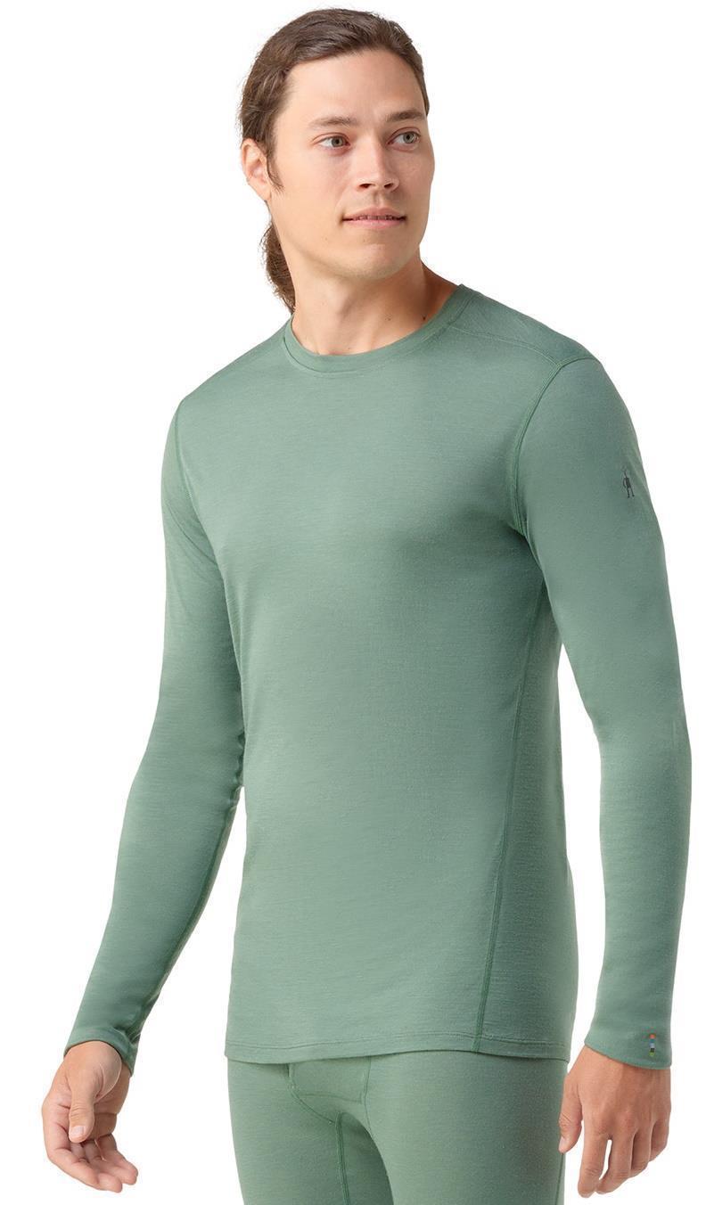 Classic All-Season Merino 155 Base Layer Crew - Mens - Sage 2