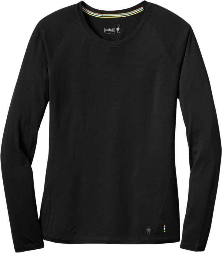 Classic All-Season Merino 155 Base Layer Crew - Womens - Black 1