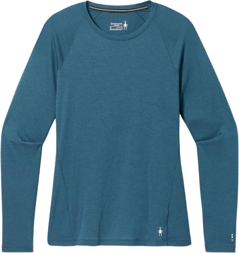 Classic All-Season Merino 155 Base Layer Crew - Womens - Twilight Blue 1
