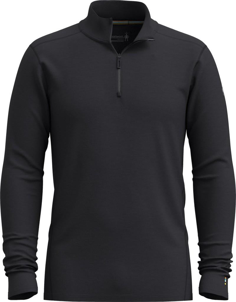 Classic All-Season Merino Base Layer 1/4 Zip - Mens - black 1
