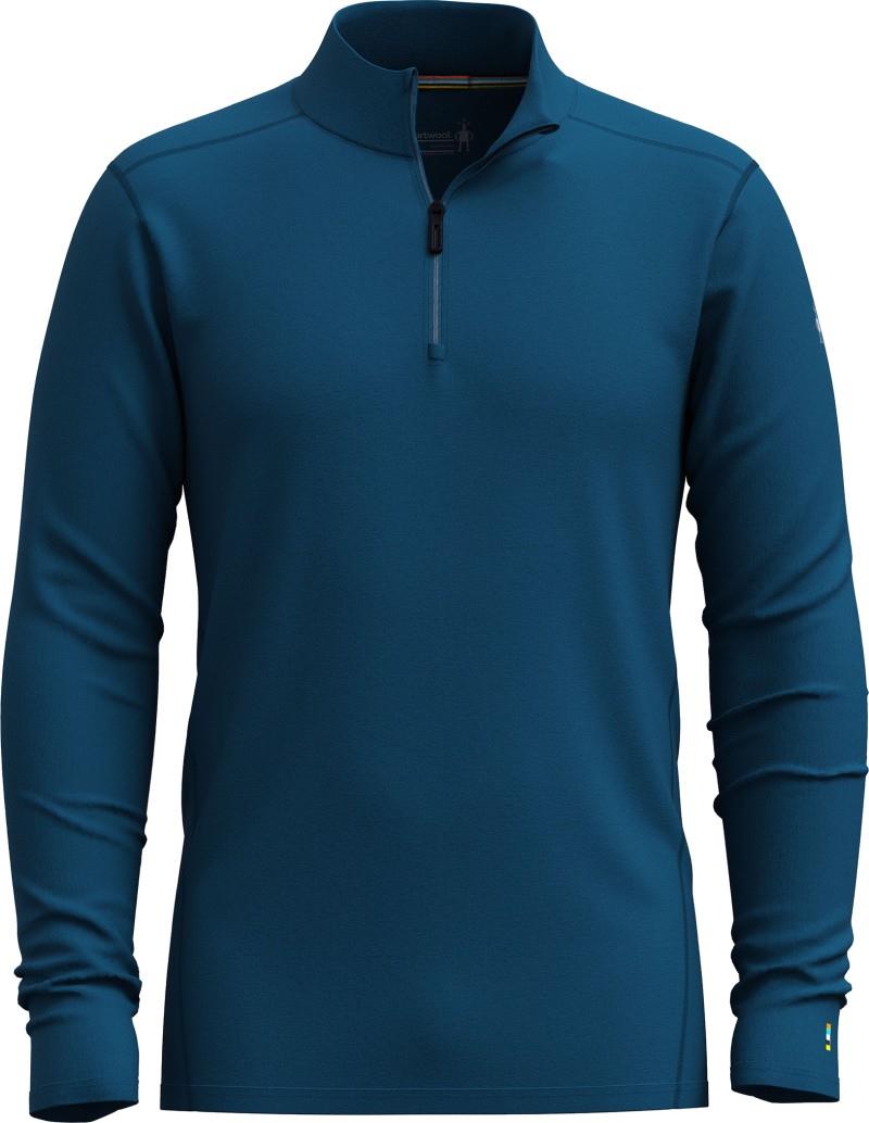 Classic All-Season Merino Base Layer 1/4 Zip - Mens - twilight blue 1