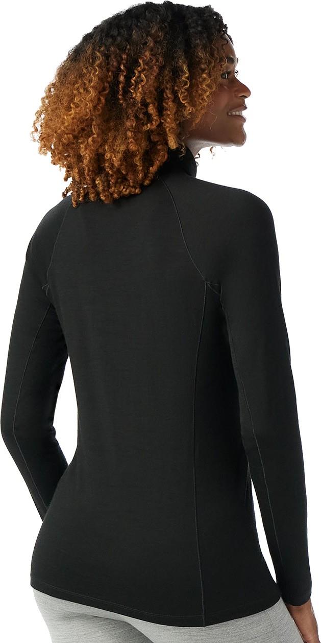 Classic All-Season Merino Base Layer 1/4 Zip - Womens - black 1