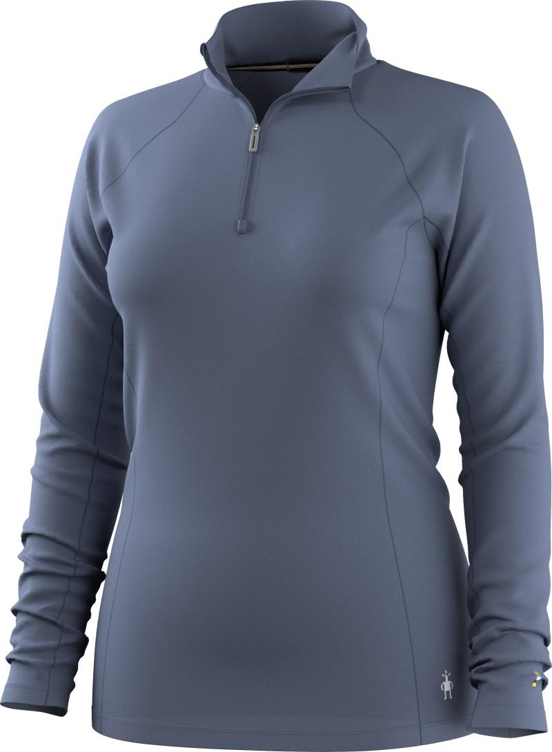 Classic All-Season Merino Base Layer 1/4 Zip - Womens - nightfall blue 1