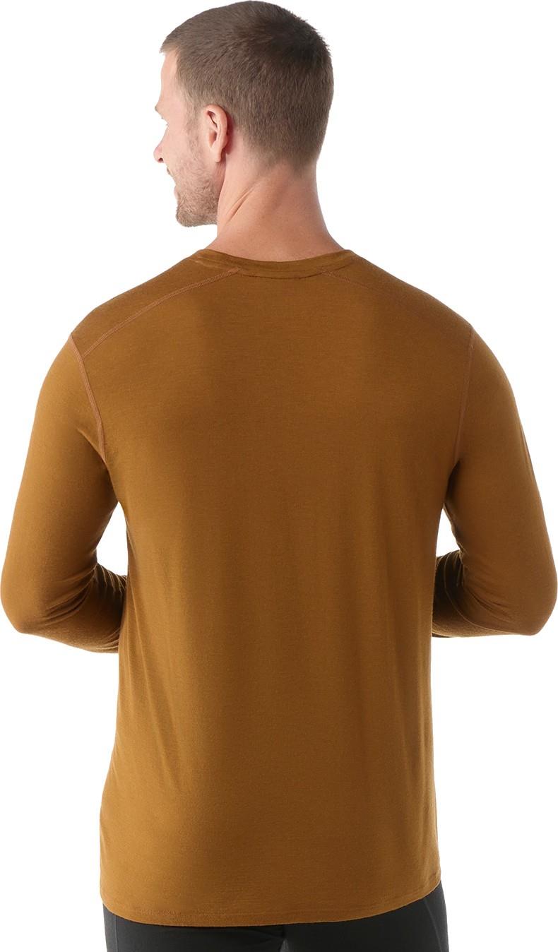 Classic All-Season Merino Base Layer Crew LS - Mens - fox brown 1