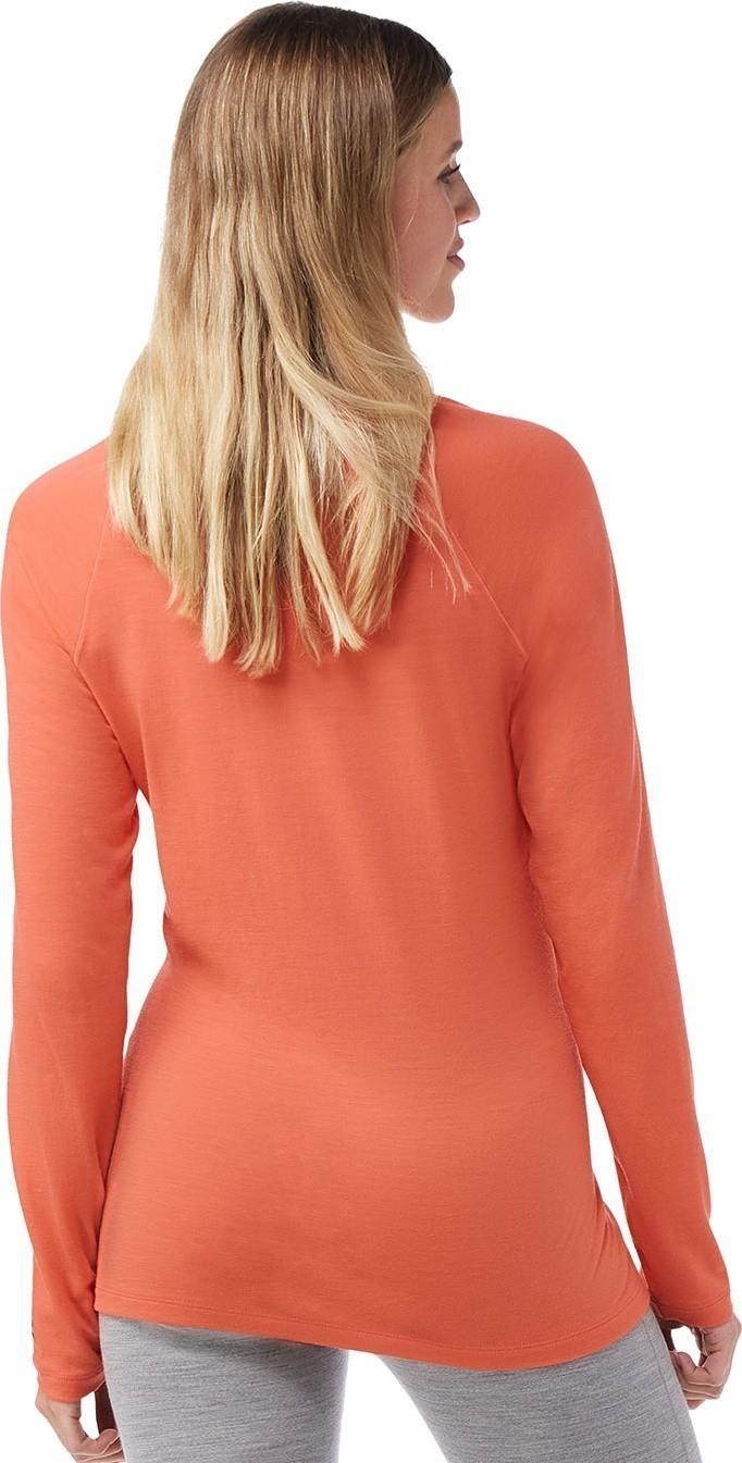 Classic All-Season Merino Base Layer Crew LS - Womens - coral reef 1