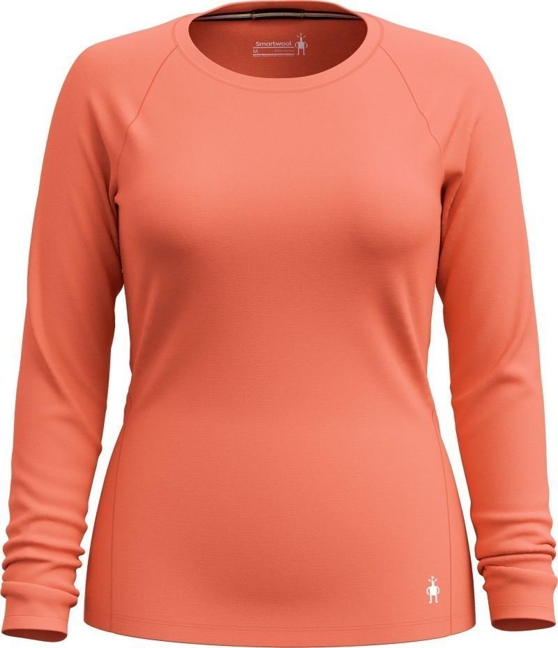 Classic All-Season Merino Base Layer Crew LS - Womens - coral reef 1