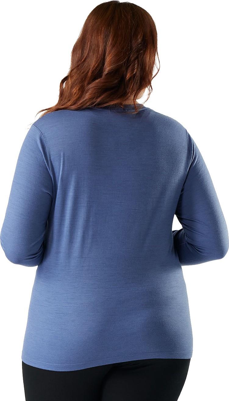 Classic All-Season Merino Base Layer Crew Plus - Womens - nightfall blue 1