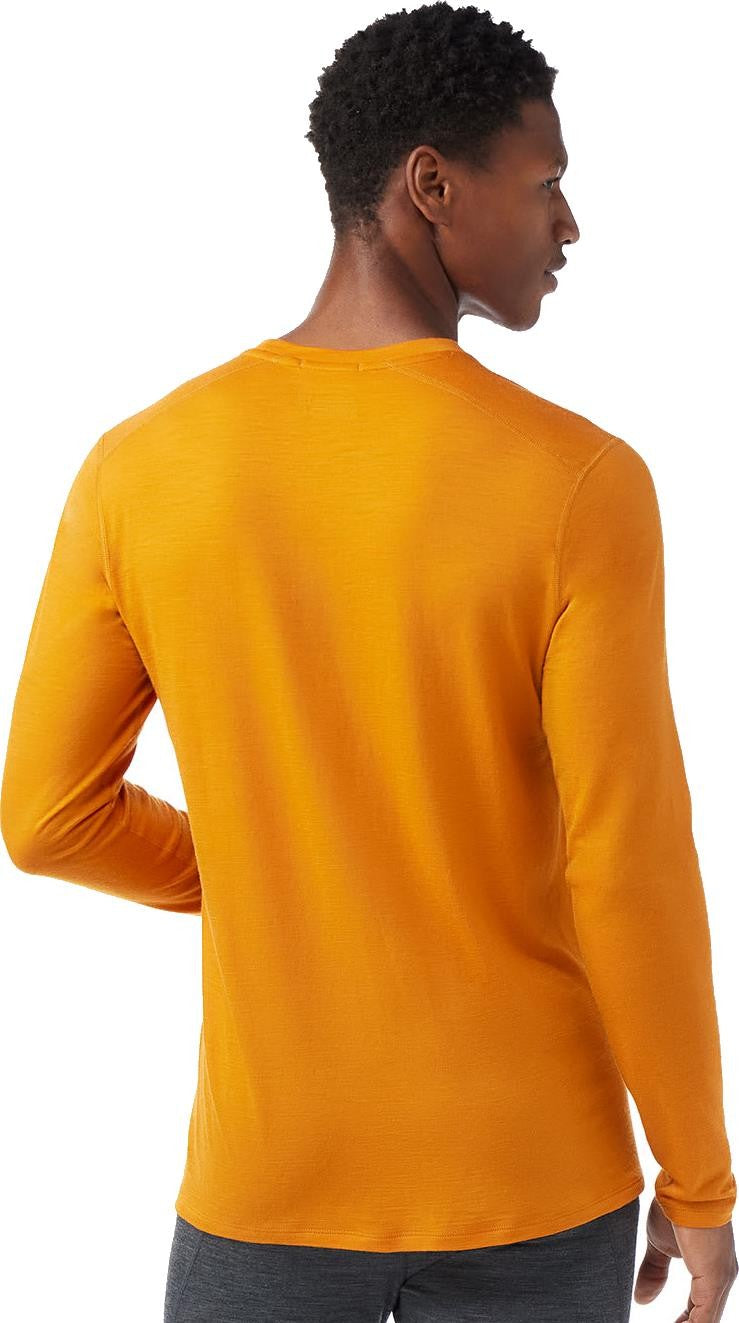 Classic All-Season Merino Base Layer Crew - Mens - marmalade 1