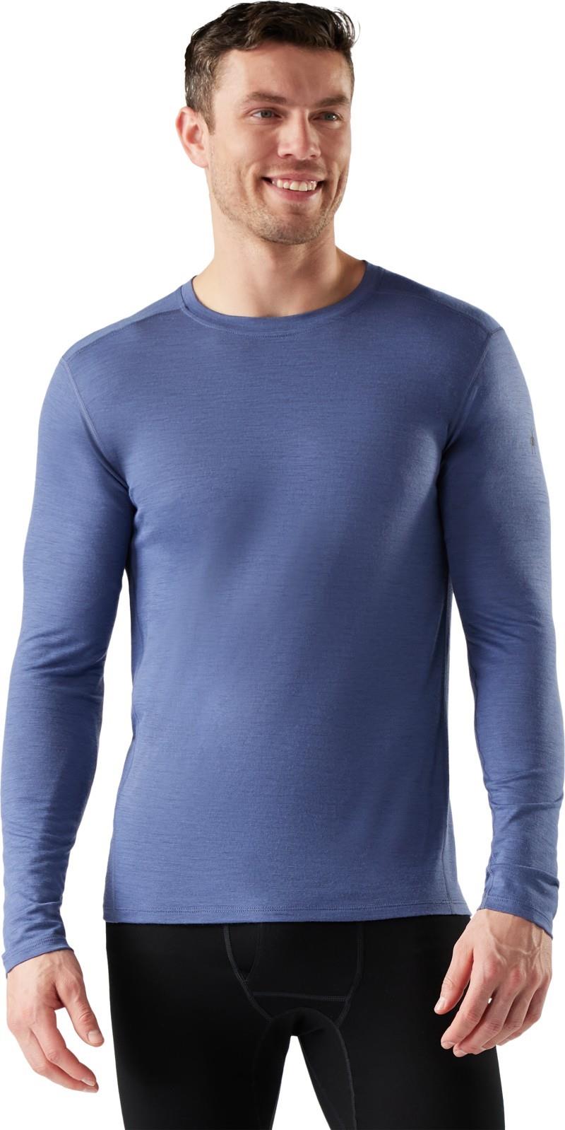 Classic All-Season Merino Base Layer Crew - Mens - nightfall blue 1
