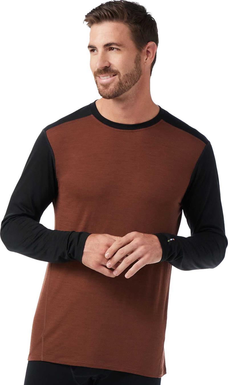 Classic All-Season Merino Base Layer Crew - Mens - sable brown / black 1