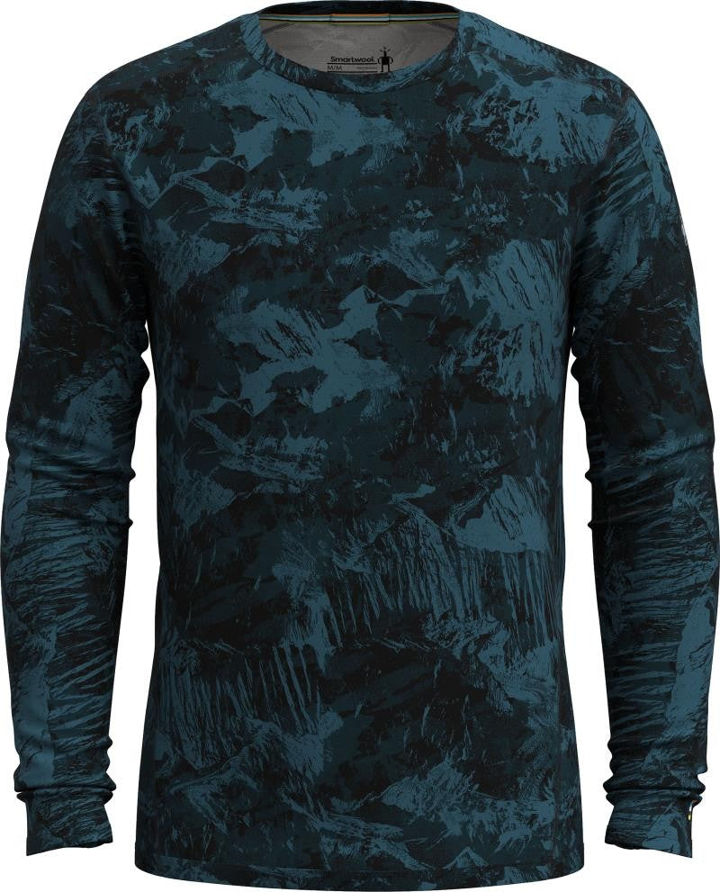 Classic All-Season Merino Base Layer Crew - Mens - twilight blue mountain 1