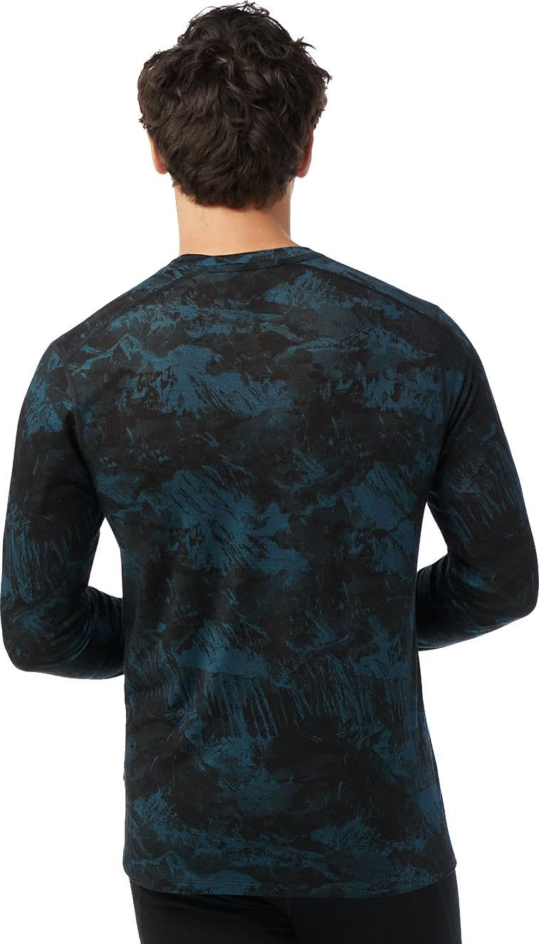 Classic All-Season Merino Base Layer Crew - Mens - twilight blue mountain 1