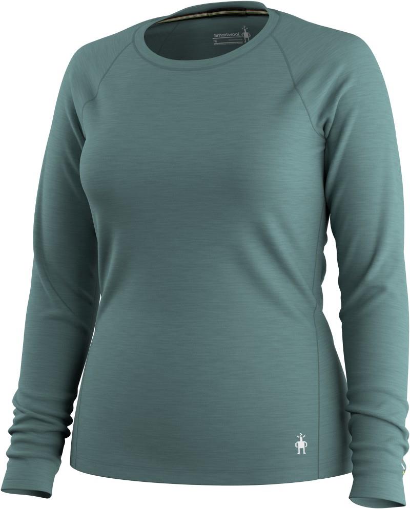 Classic All-Season Merino Base Layer Crew - Womens - dusty teal 1