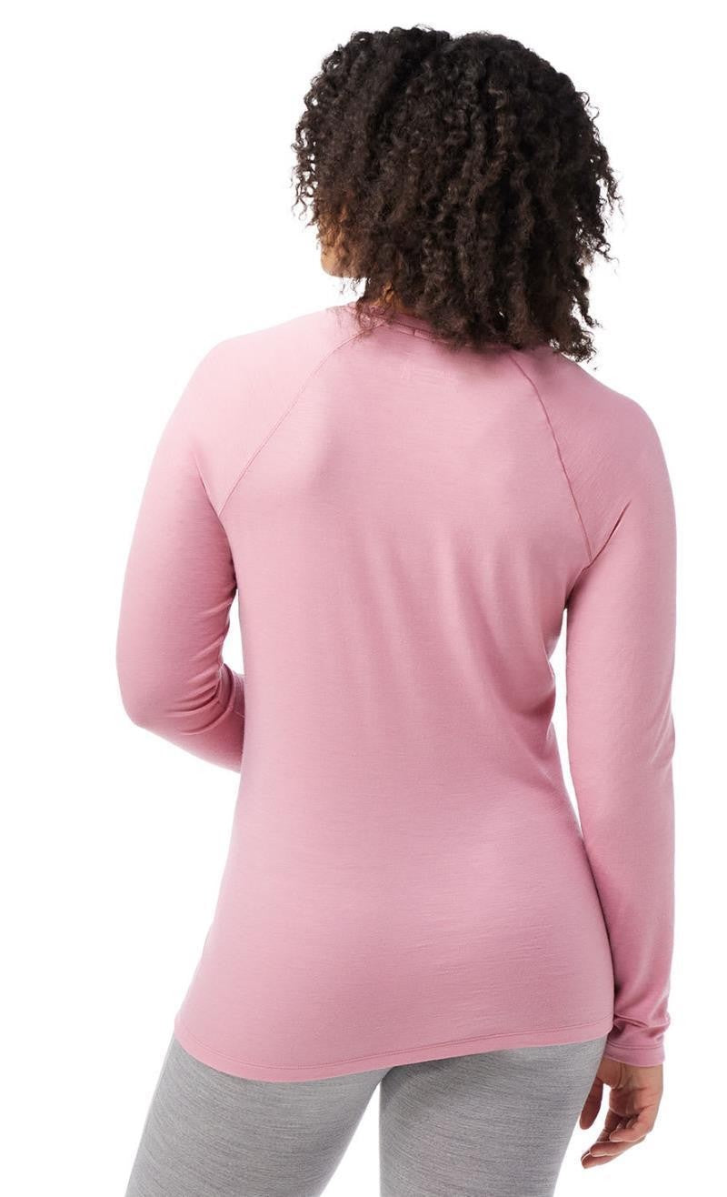 Classic All-Season Merino Base Layer Crew - Womens - faded rose 1