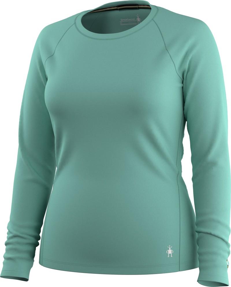 Classic All-Season Merino Base Layer Crew - Womens - pacific blue 1