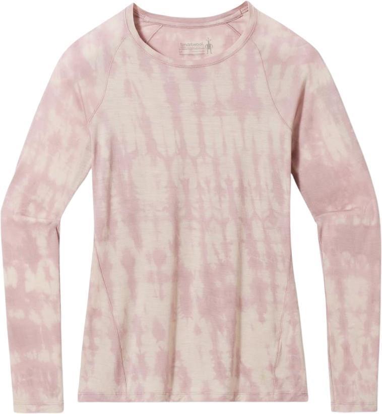 Classic All-Season Merino Plant-Based Dye Base Layer LS - Womens - light copper tie dye 1