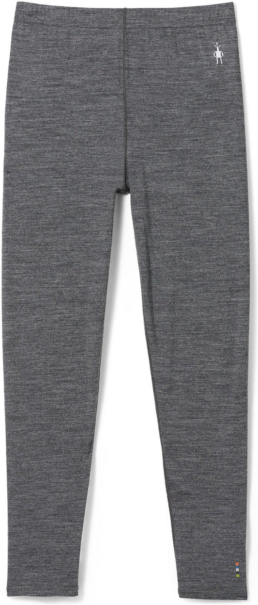 Classic Merino Blend Base Layer Bottoms - Kids - charcoal heather 1