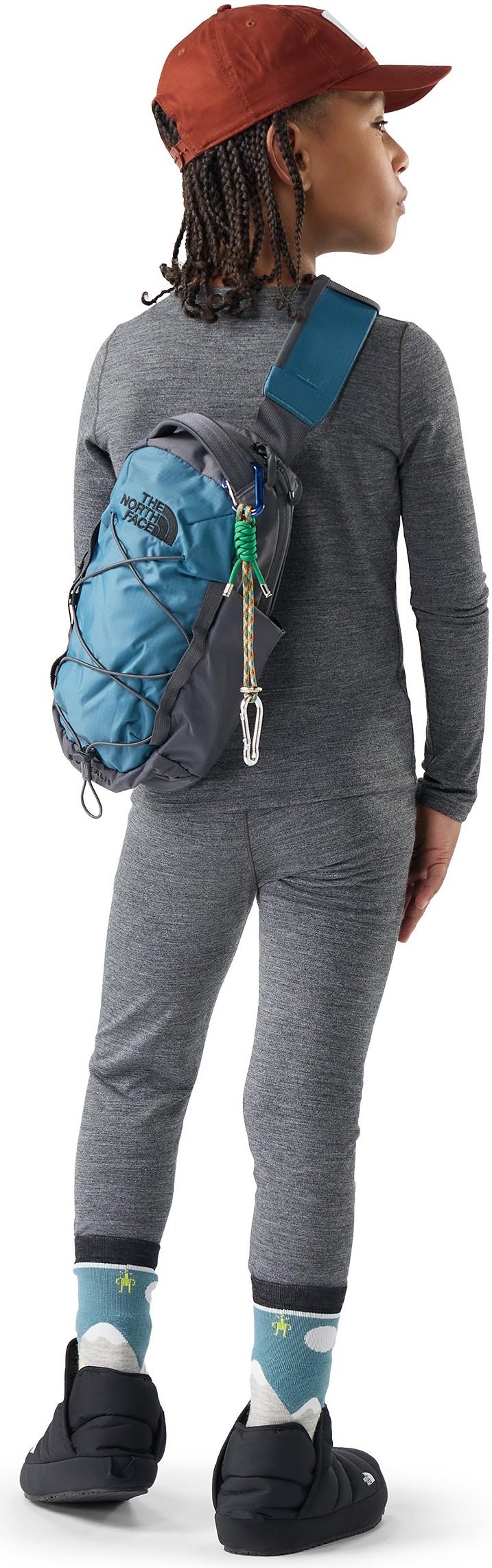Classic Merino Blend Base Layer Bottoms - Kids - charcoal heather 1