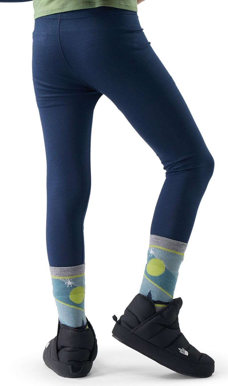 Classic Merino Blend Base Layer Bottoms - Kids - deep navy 1
