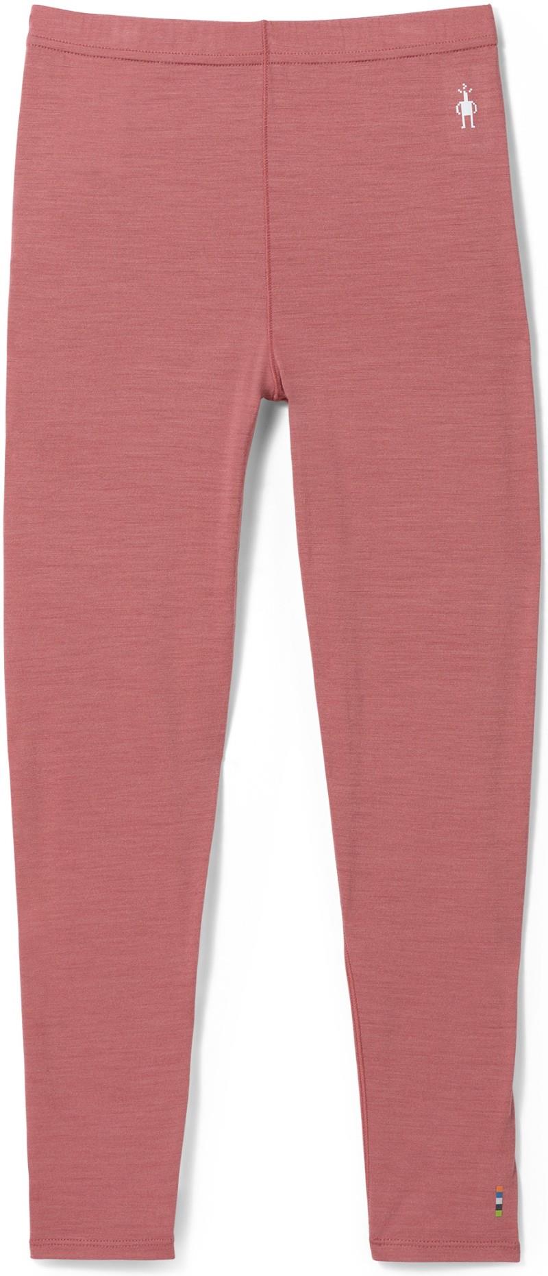 Classic Merino Blend Base Layer Bottoms - Kids - rosewood 1