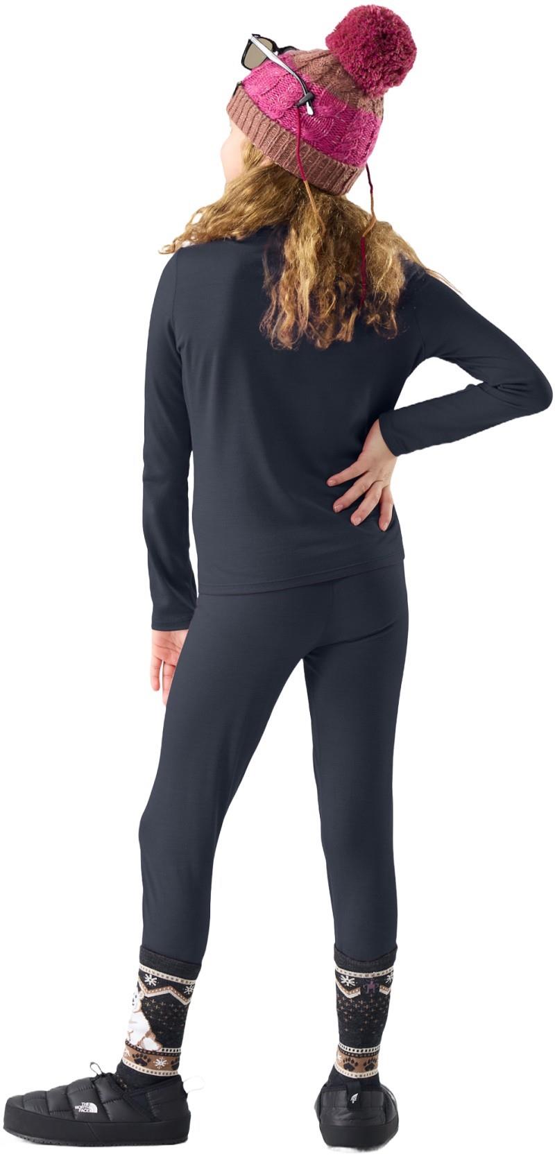 Classic Merino Blend Base Layer Crew - Kids - deep navy 1