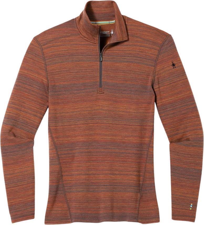 Classic Thermal (250) Merino Base Layer Pattern 1/4 Zip - Mens - picante heather color shift 1