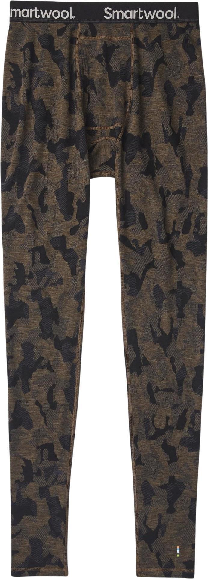 Classic Thermal (250) Merino Base Layer Pattern Bottoms - Mens - military olive camo 1