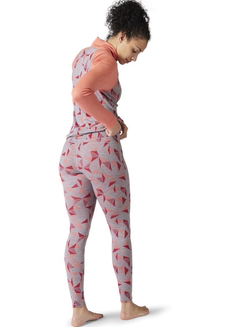 Classic Thermal (250) Merino Base Layer Pattern Bottoms - Womens - Light Gray Pinwheel 3