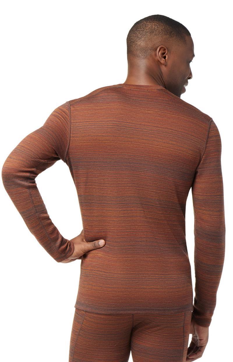 Classic Thermal (250) Merino Base Layer Pattern Crew - Mens - picante heather color shift 1