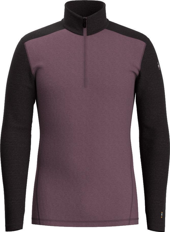 Classic Thermal Merino (250) Base Layer 1/4 Zip - Mens - Argyle Purple Heather 1