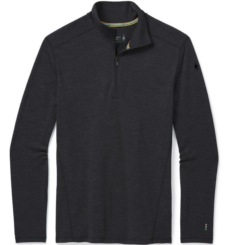 Classic Thermal Merino (250) Base Layer 1/4 Zip - Mens - Charcoal Heather 1