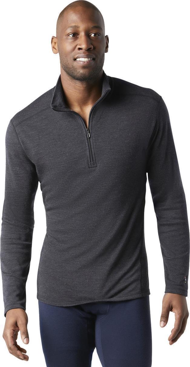 Classic Thermal Merino (250) Base Layer 1/4 Zip - Mens - Charcoal Heather 2