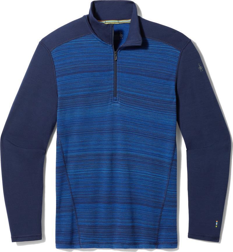 Classic Thermal Merino (250) Base Layer 1/4 Zip - Mens - Deep Navy Color Shift 1