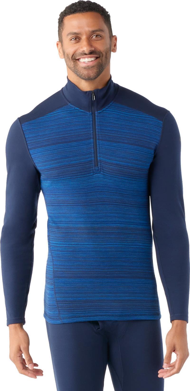 Classic Thermal Merino (250) Base Layer 1/4 Zip - Mens - Deep Navy Color Shift 2