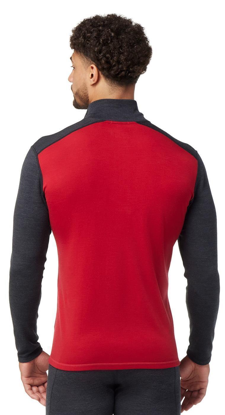 Classic Thermal Merino (250) Base Layer 1/4 Zip - Mens - Rhythmic Red 3