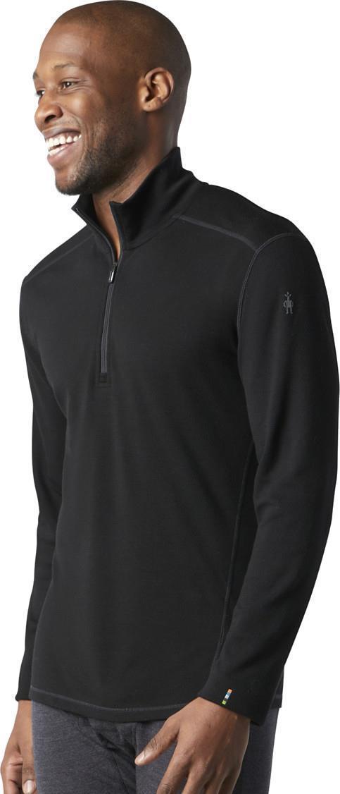 Classic Thermal Merino 250 Base Layer 1/4 Zip - Mens - black 1