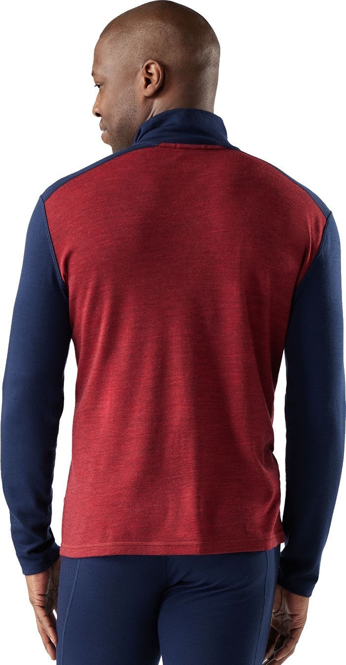 Classic Thermal Merino 250 Base Layer 1/4 Zip - Mens - deep navy / currant heather 1