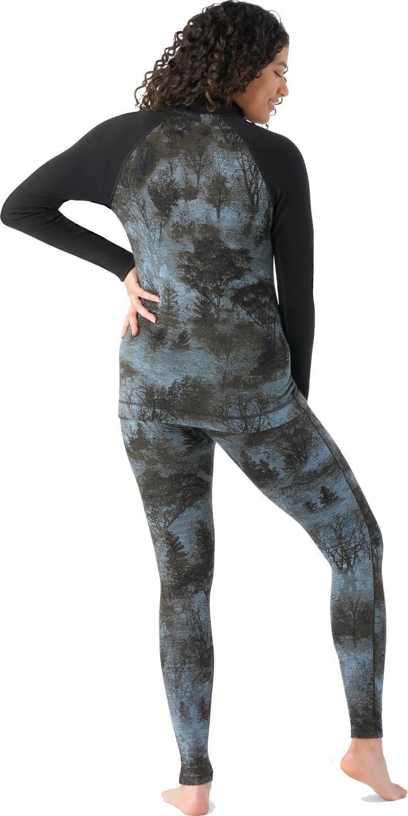 Classic Thermal Merino (250) Base Layer 1/4 Zip - Womens - Black Forest 3