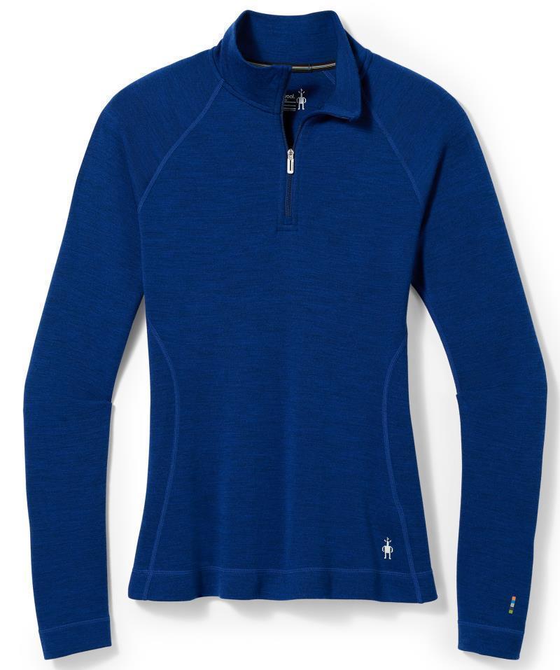 Classic Thermal Merino (250) Base Layer 1/4 Zip - Womens - Blueberry Hill Heather 1