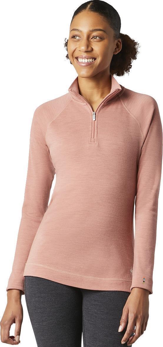 Classic Thermal Merino (250) Base Layer 1/4 Zip - Womens - Canyon Rose Heather 2